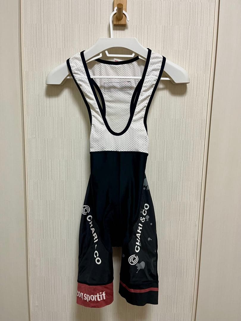 サイクルジャージ CHARI & CO ・ルコック黒/赤・黒／グレーセット