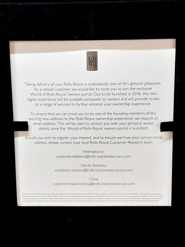 Rolls-Royce キーレスエントリー