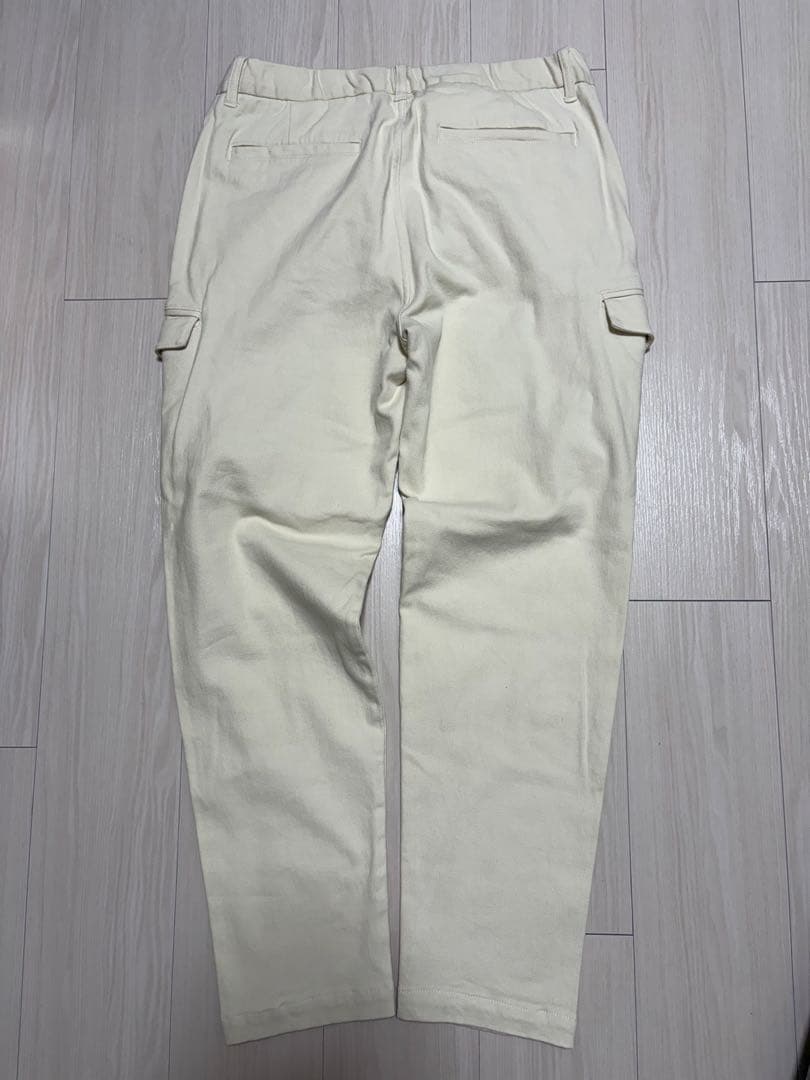 KAPELMUUR(カペルミュール)ストレッチヒートカーゴパンツ アイボリー