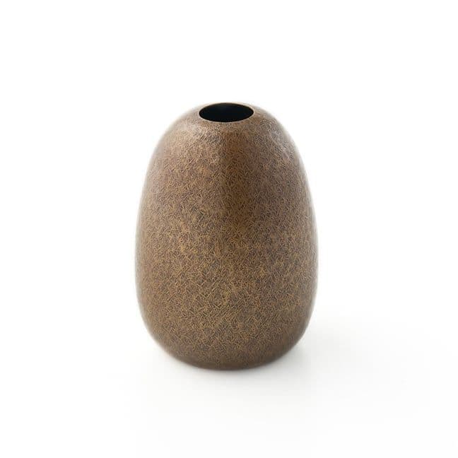 玉川堂 一輪生 繭 素銅色　一輪挿し フラワーベース 花瓶 花器