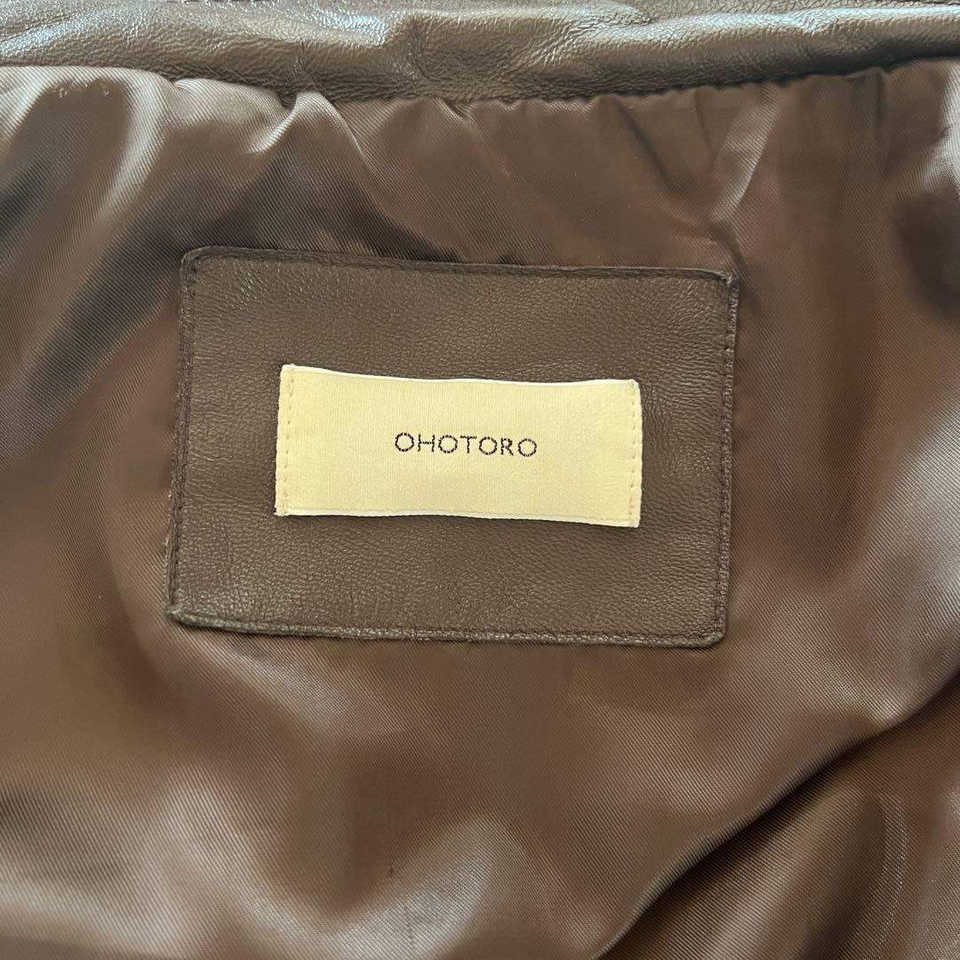ジャケット・アウター OHOTORO A2 Lambskin Jacket