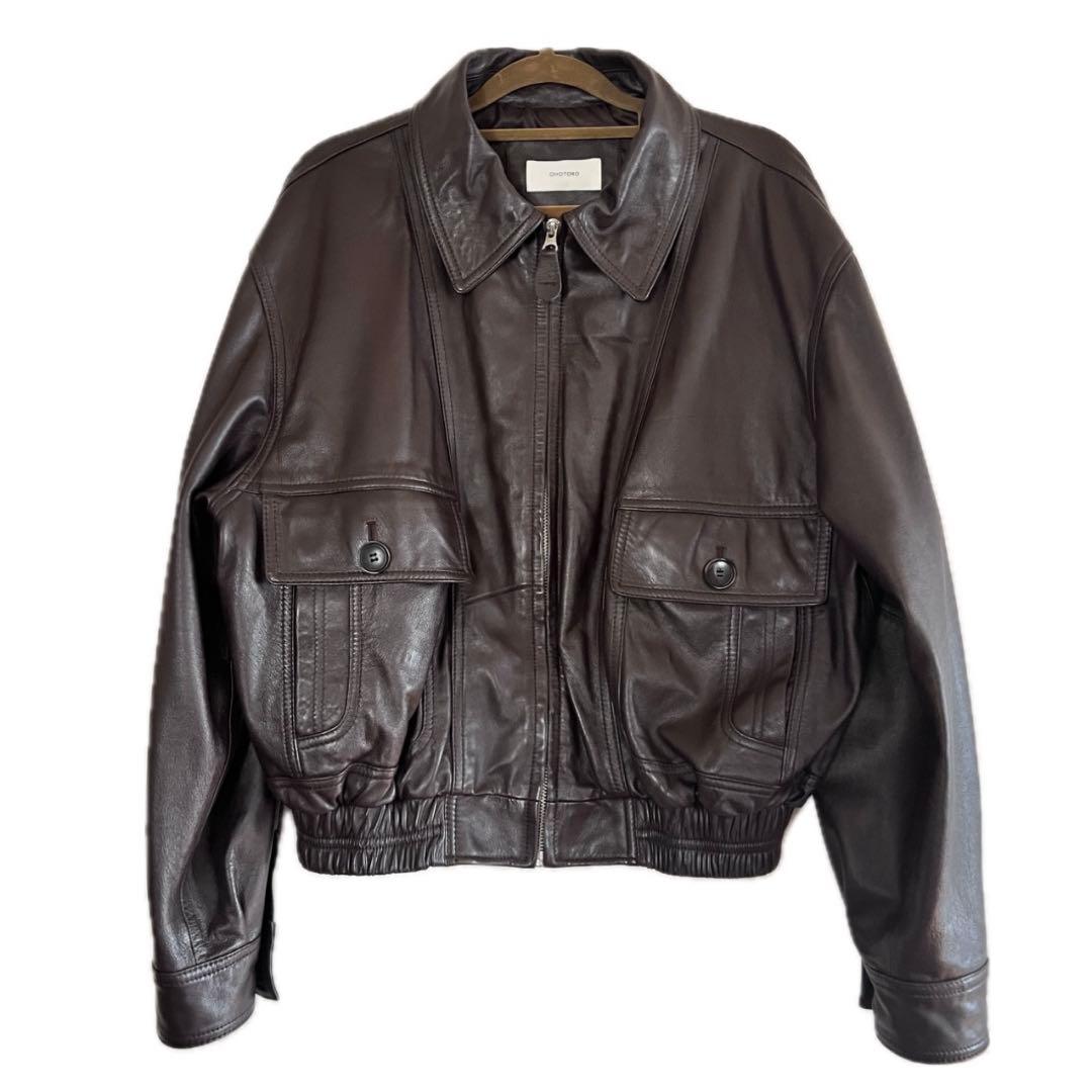 ジャケット・アウター OHOTORO A2 Lambskin Jacket