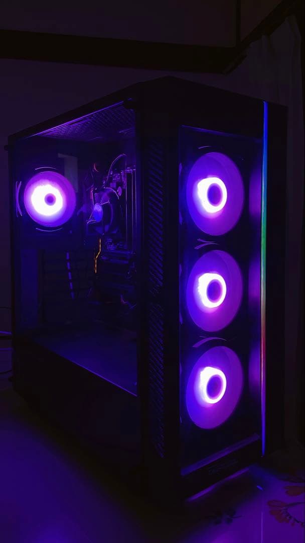 RGBファン搭載 オリジナルデスクトップPC（Win11・Office2021）