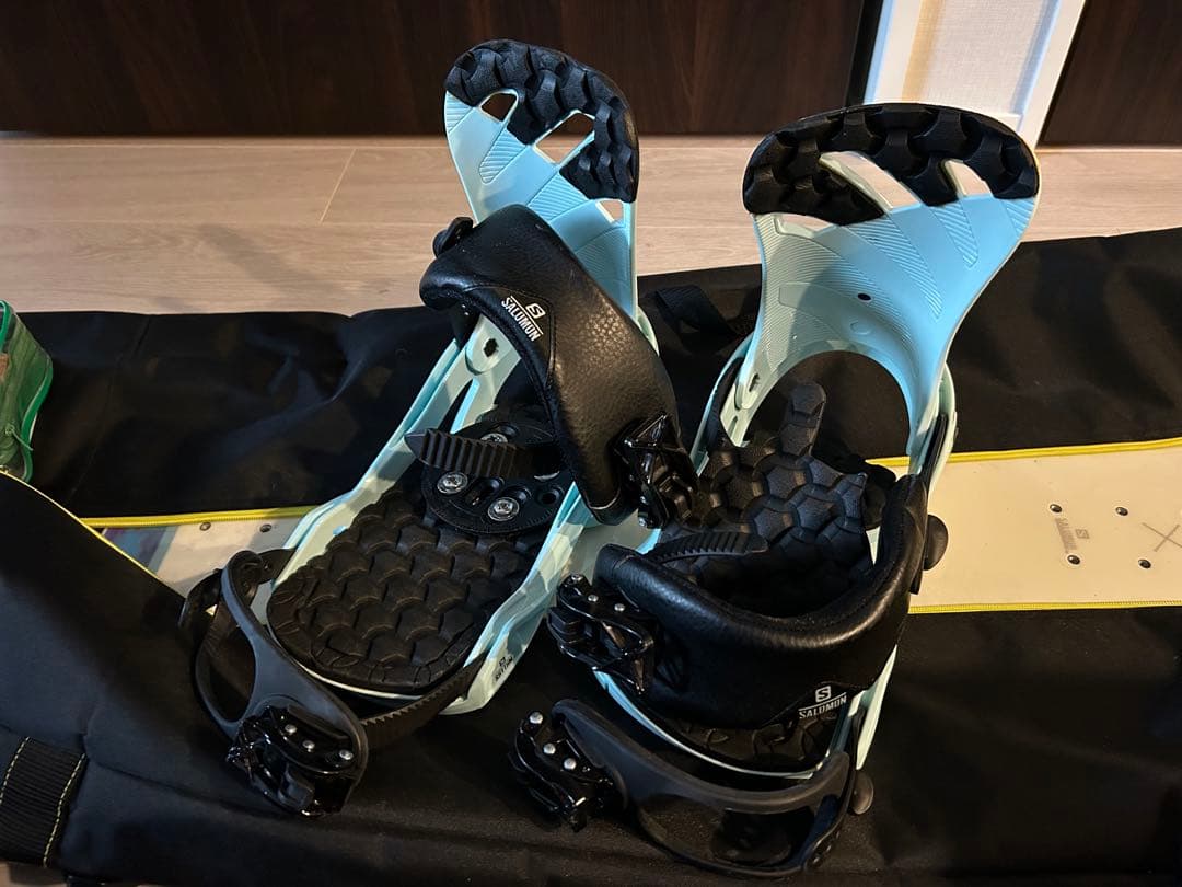 SALOMONボード+ブーツ+ビンディング+ケース+手入れグッズ