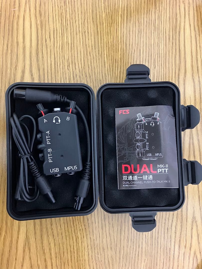 FMA FCS MPU5 ダミーラジオケース＋DUAL PTTセット 未使用品