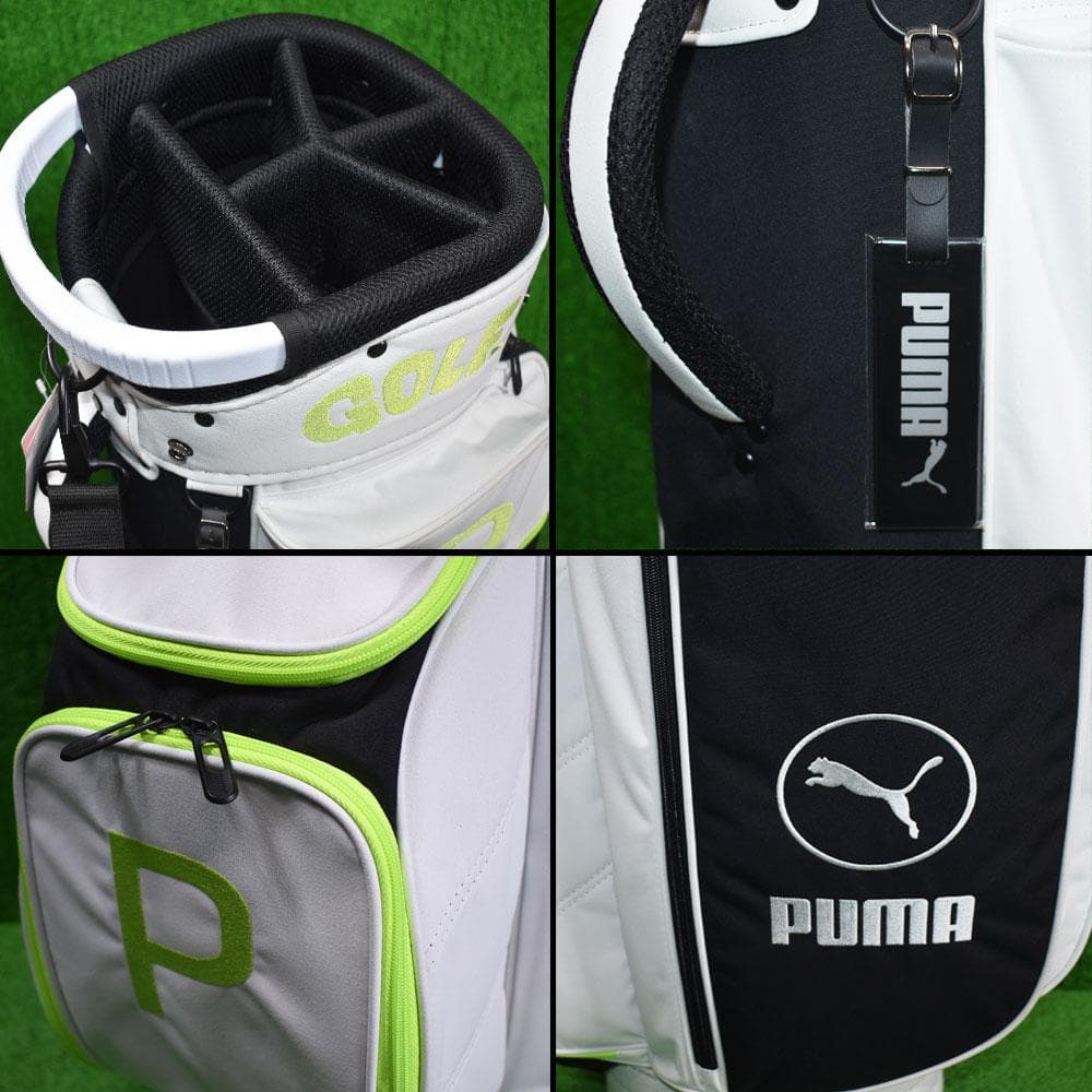 PUMA/プーマ ゴルフ キャディバッグ【ホワイト/ブラック】新品！