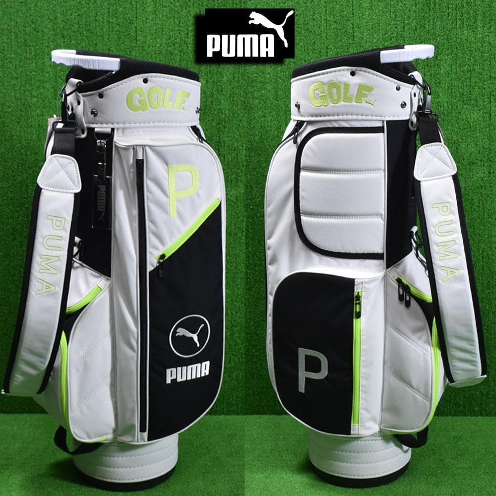 PUMA/プーマ ゴルフ キャディバッグ【ホワイト/ブラック】新品！