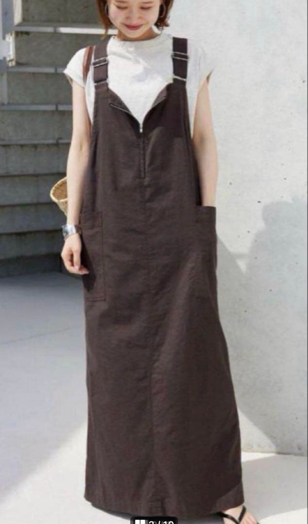 新品未使用　SLOBE スローブイエナ　アイラインジャンパースカート