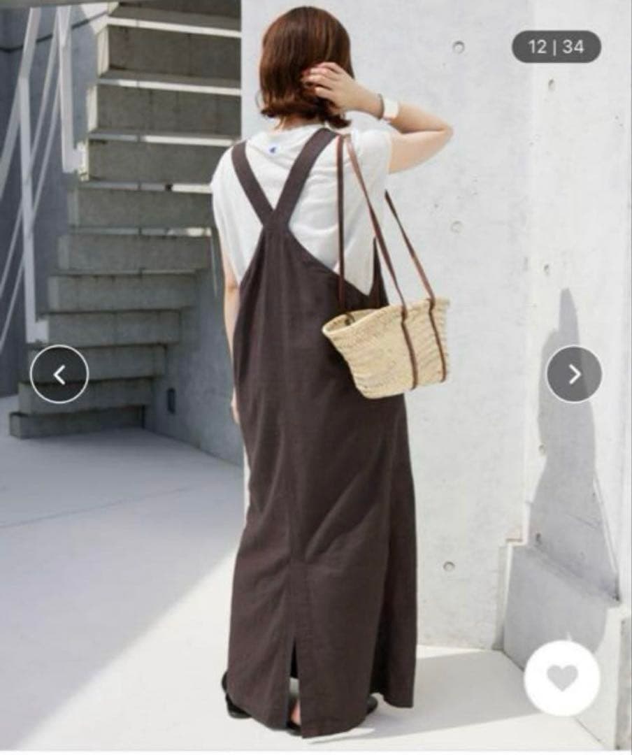 新品未使用　SLOBE スローブイエナ　アイラインジャンパースカート