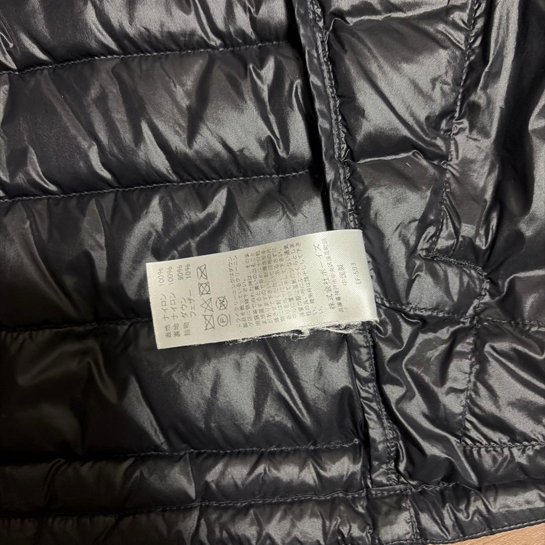 PANTON ブラック ダウンベスト 38