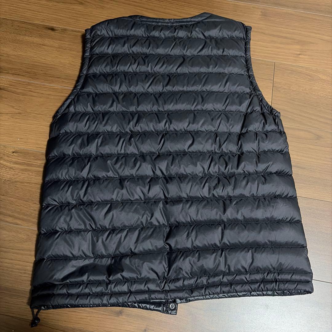 PANTON ブラック ダウンベスト 38
