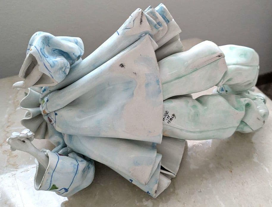 イタリア製　ピエロ　置物　インテリア　人形　 ペルージャの伝統工芸　ビンテージ