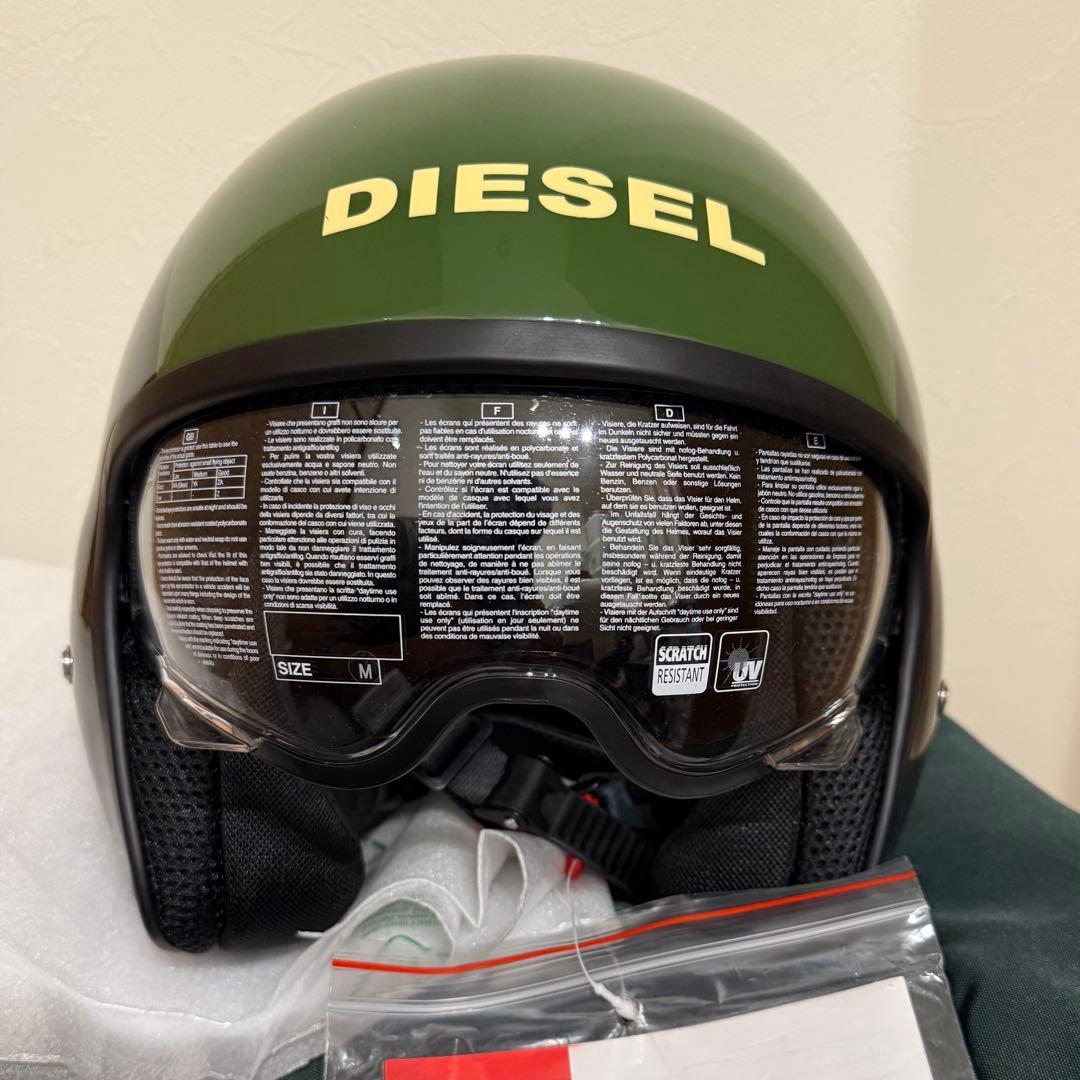新品 DIESEL×AGV ディーゼル Hi-Jack ジェットヘルメット　M