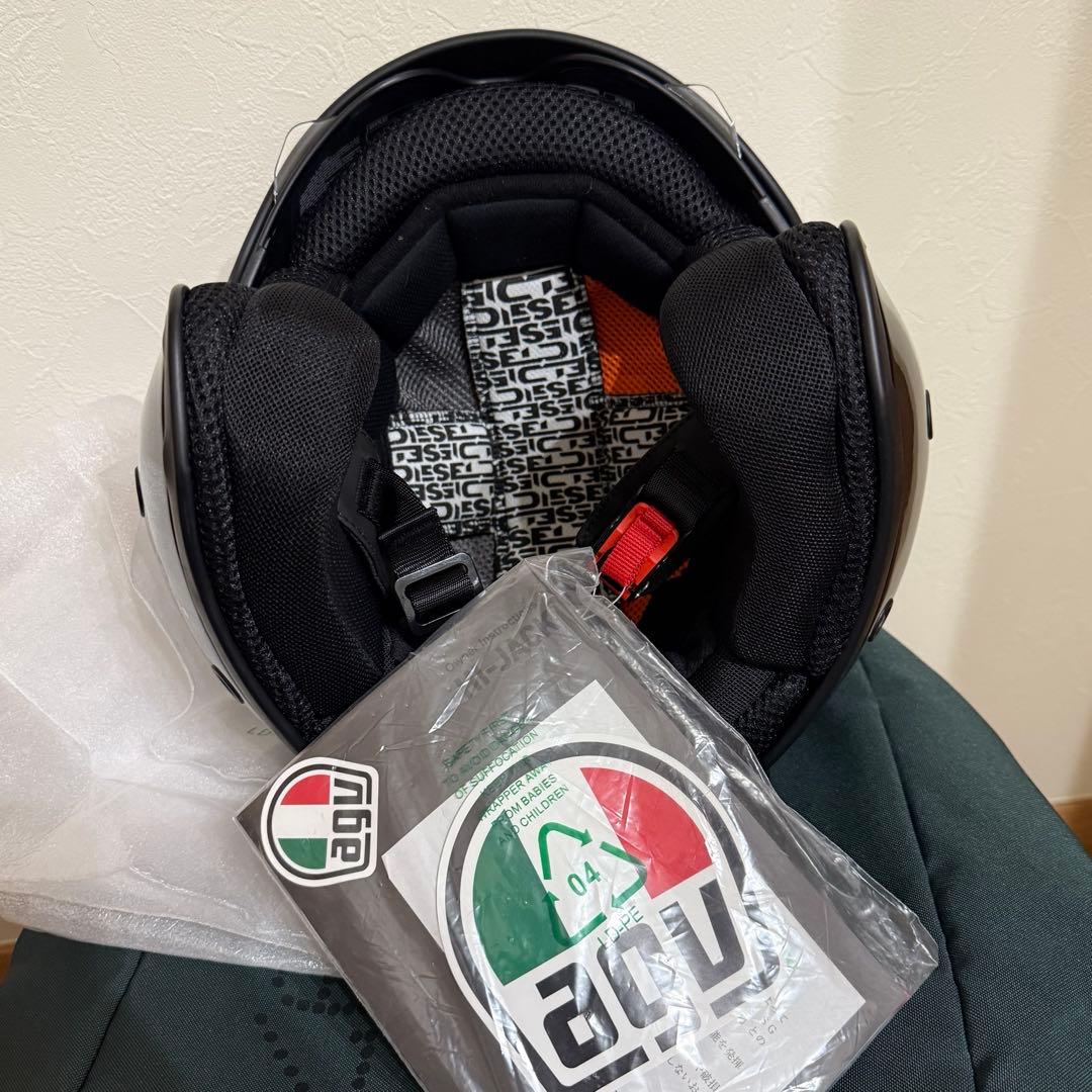 新品 DIESEL×AGV ディーゼル Hi-Jack ジェットヘルメット　M