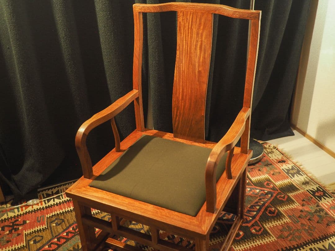 【値引中】アンティーク李朝唐木チェア