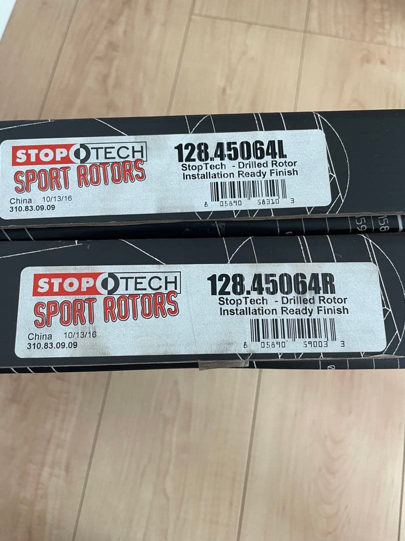 値下げ!STOPTECHドリルドブレーキローターパッドセットNCロードスターなど