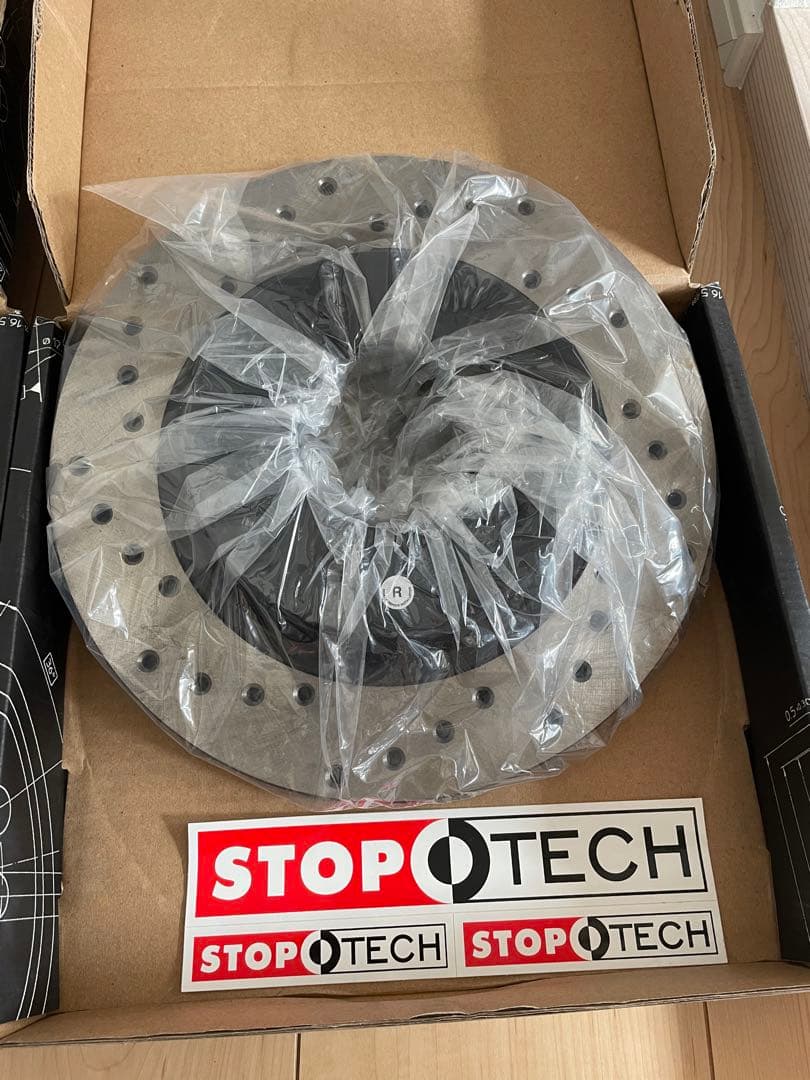 値下げ!STOPTECHドリルドブレーキローターパッドセットNCロードスターなど