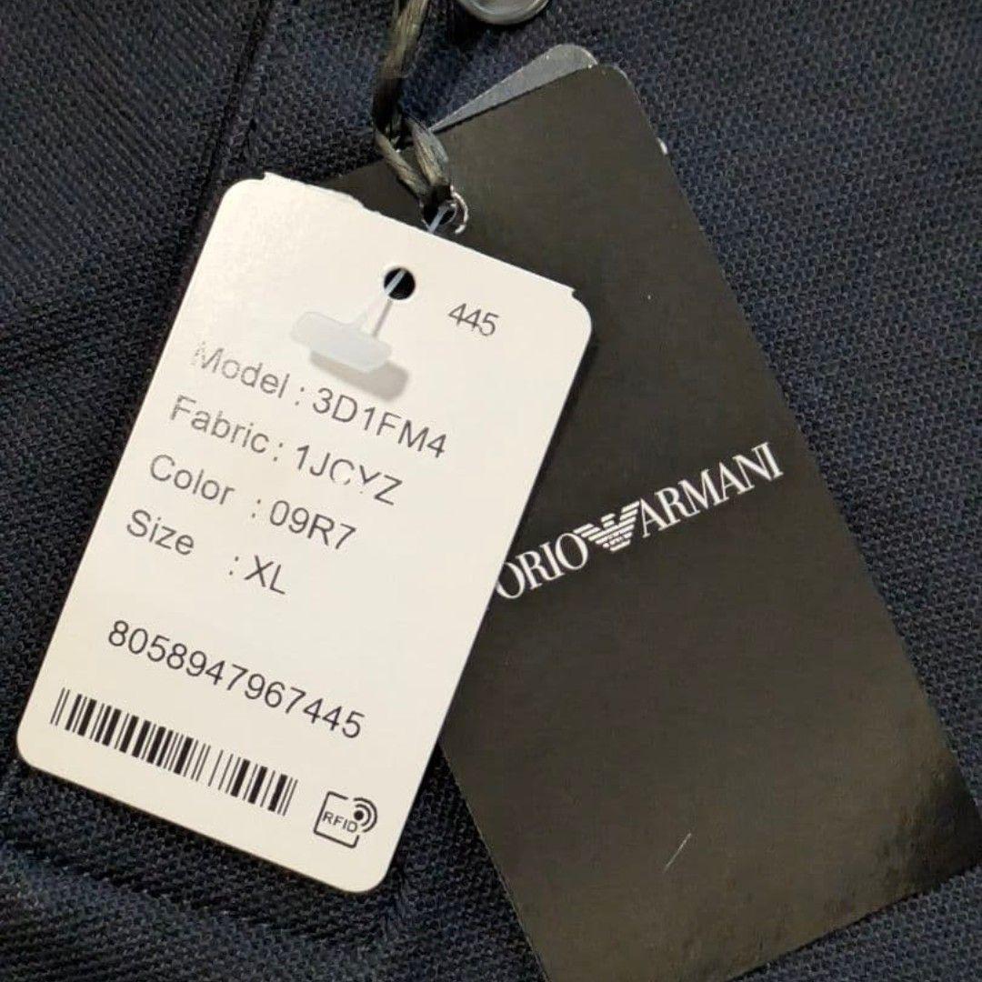 【新品未使用・タグ付き】EMPORIO ARMANI ポロシャツXL紺