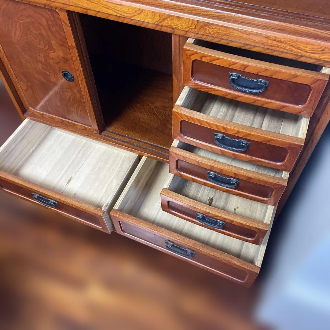 【最終価格】昭和レトロ 茶箪笥／木製 食器棚 収納棚｜古家具・和モダン