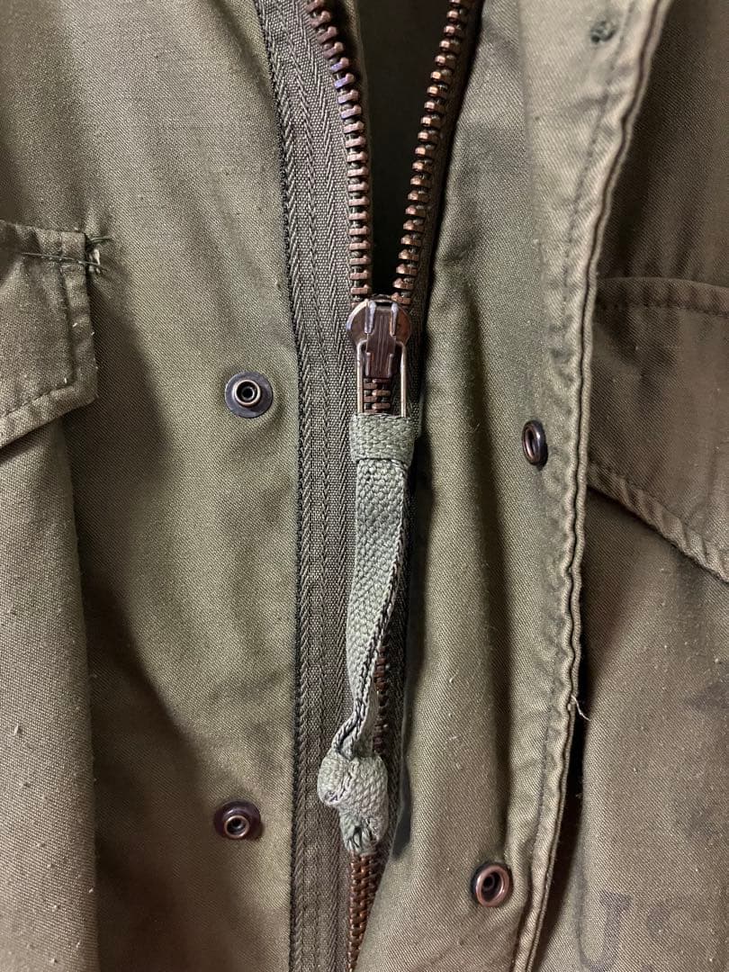 米軍実物 ビンテージ ステンシル ミリタリー M-65ジャケット サード USA