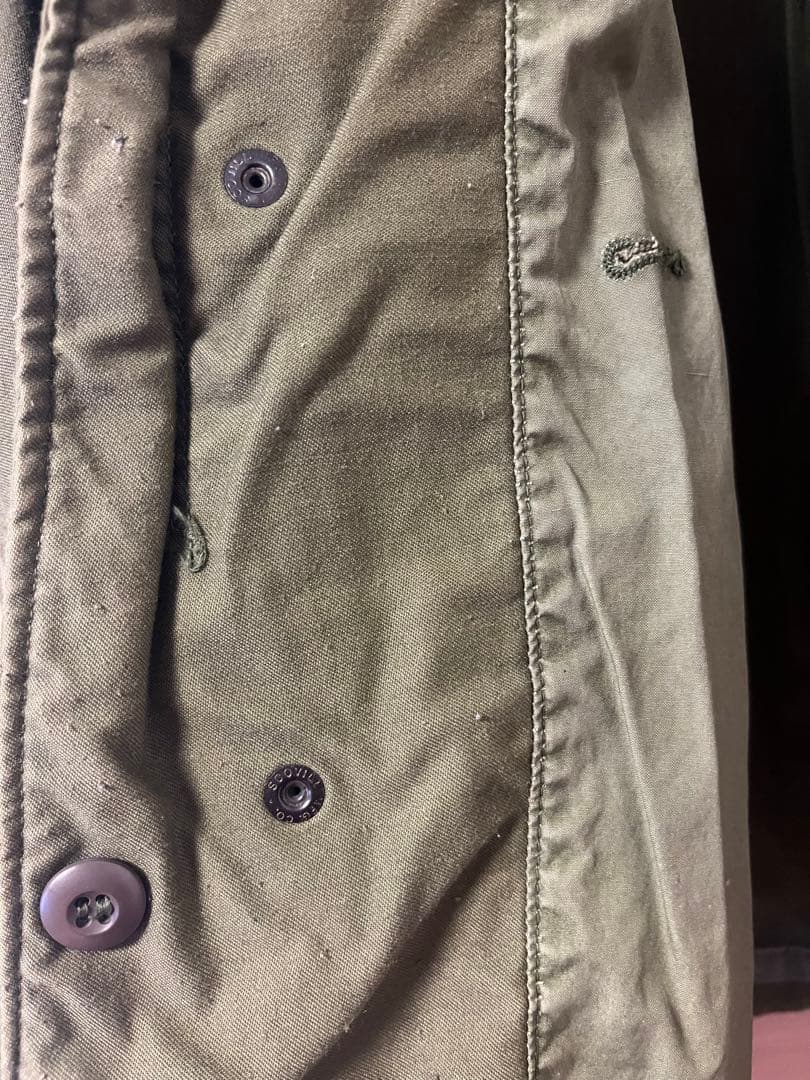 米軍実物 ビンテージ ステンシル ミリタリー M-65ジャケット サード USA