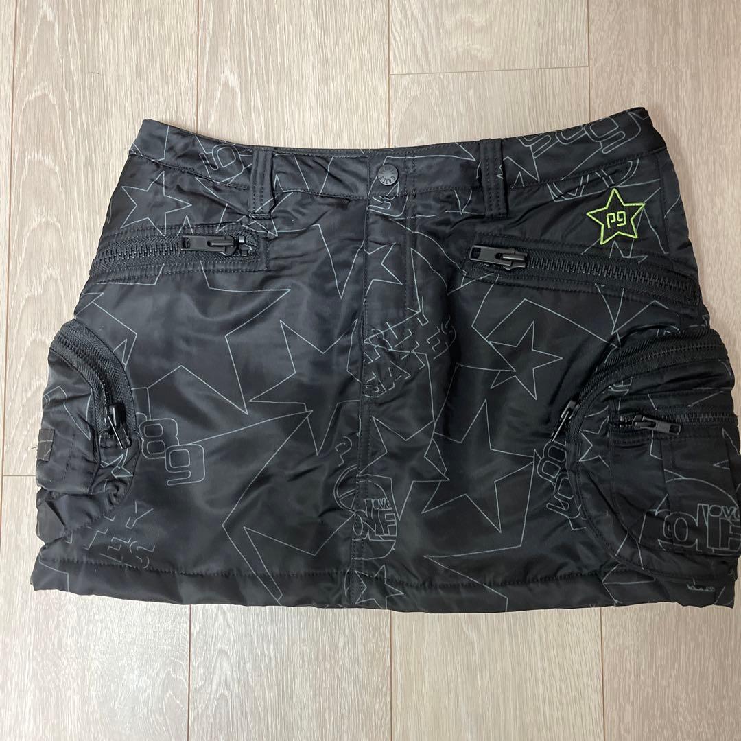 パーリーゲイツ　レディスナイロンスカート