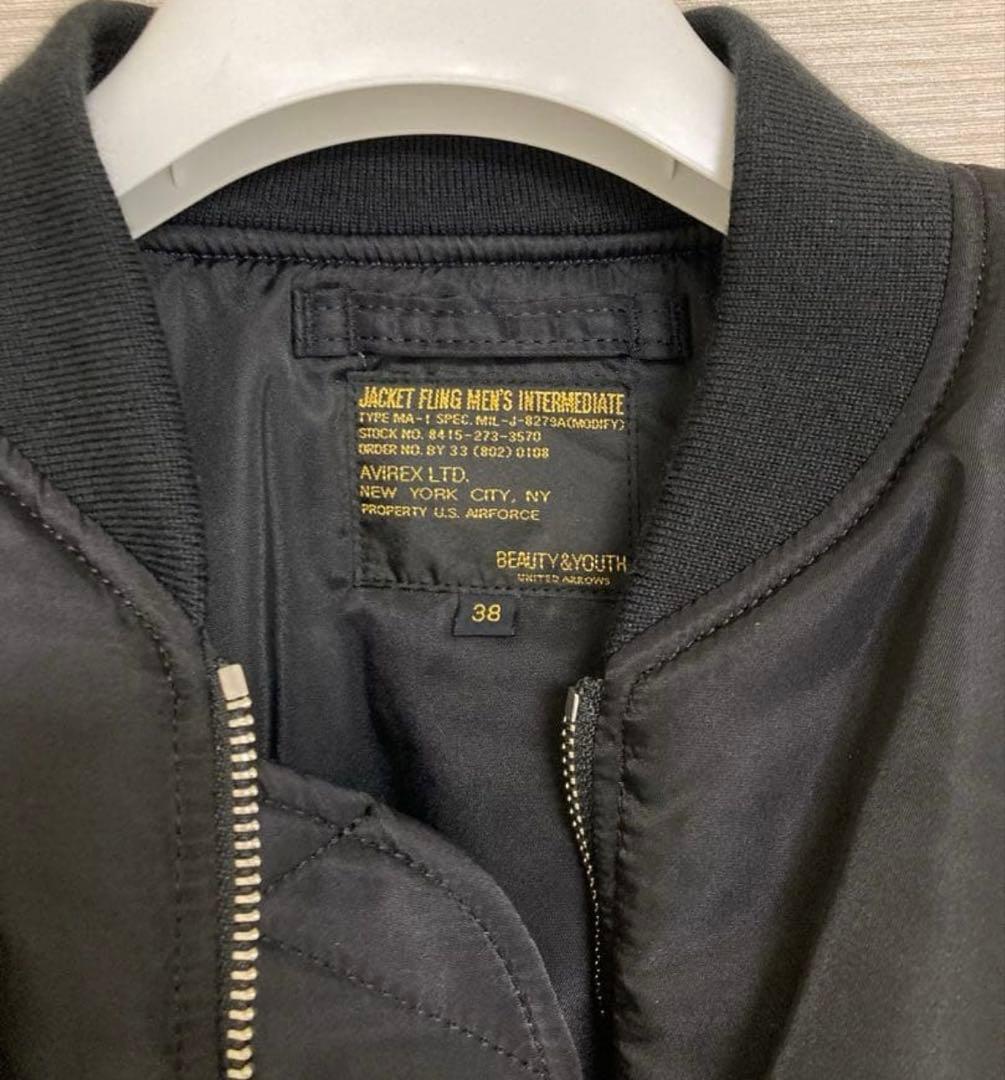 【BEAUTY&YOUTH別注】＜AVIREX アヴィレックス＞ MA-1