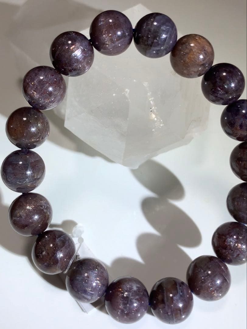 ★翠雨さま★ 《高品質》スターアイオライトサンストーン　ブラッドショットアイオ