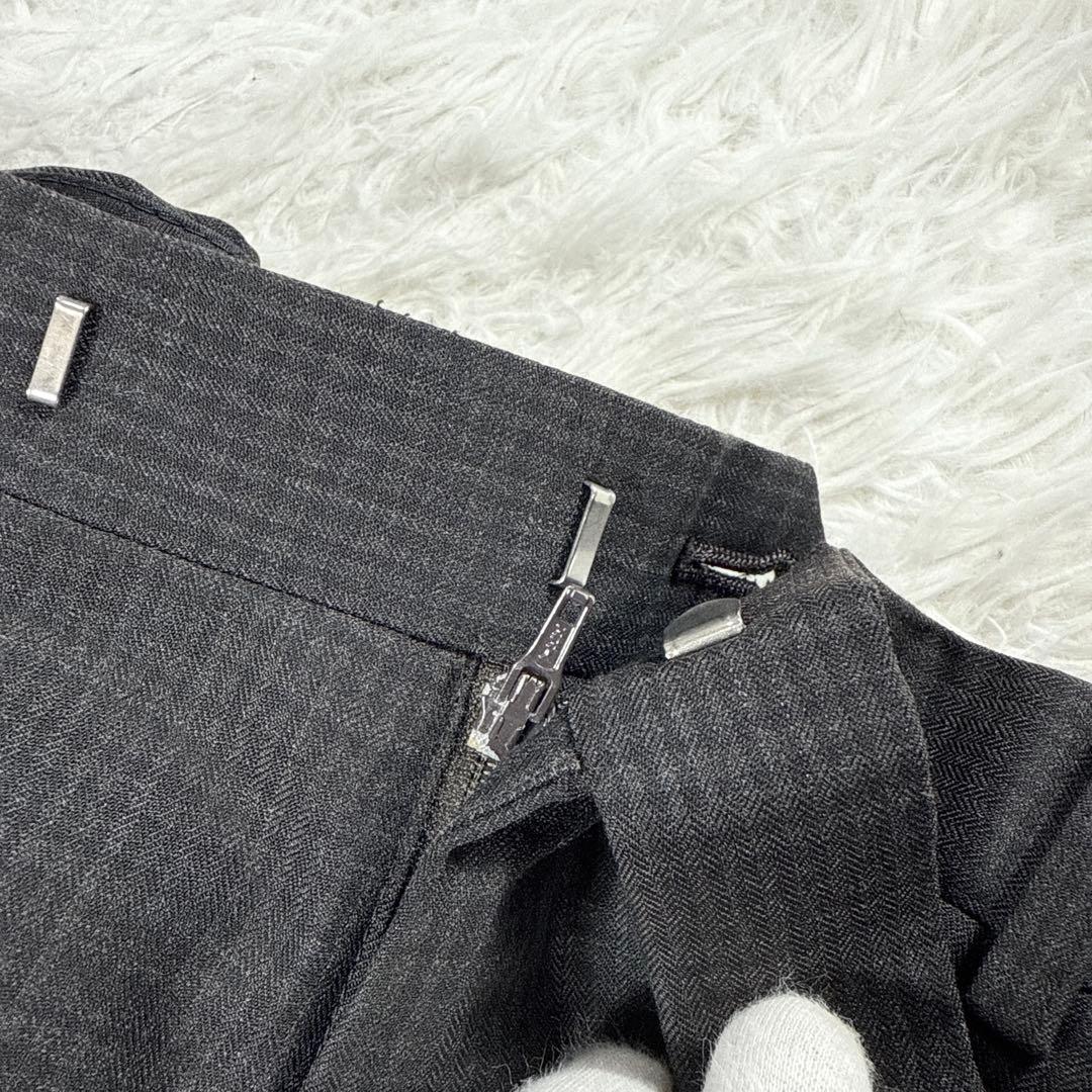 パーフェクトスーツファクトリー スリーピーススーツ ブラウン AB6 大きい