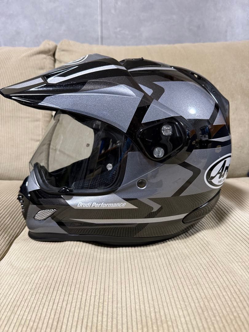 AraiジェットヘルメットTour Cross3 グレー・ブラック