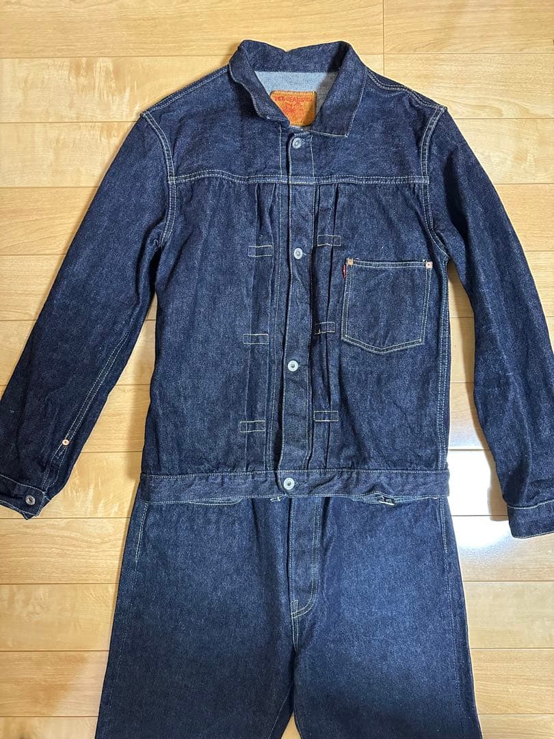 tcbジーンズ40s大戦 セットアップ　42 /36 赤タブ　Tバック