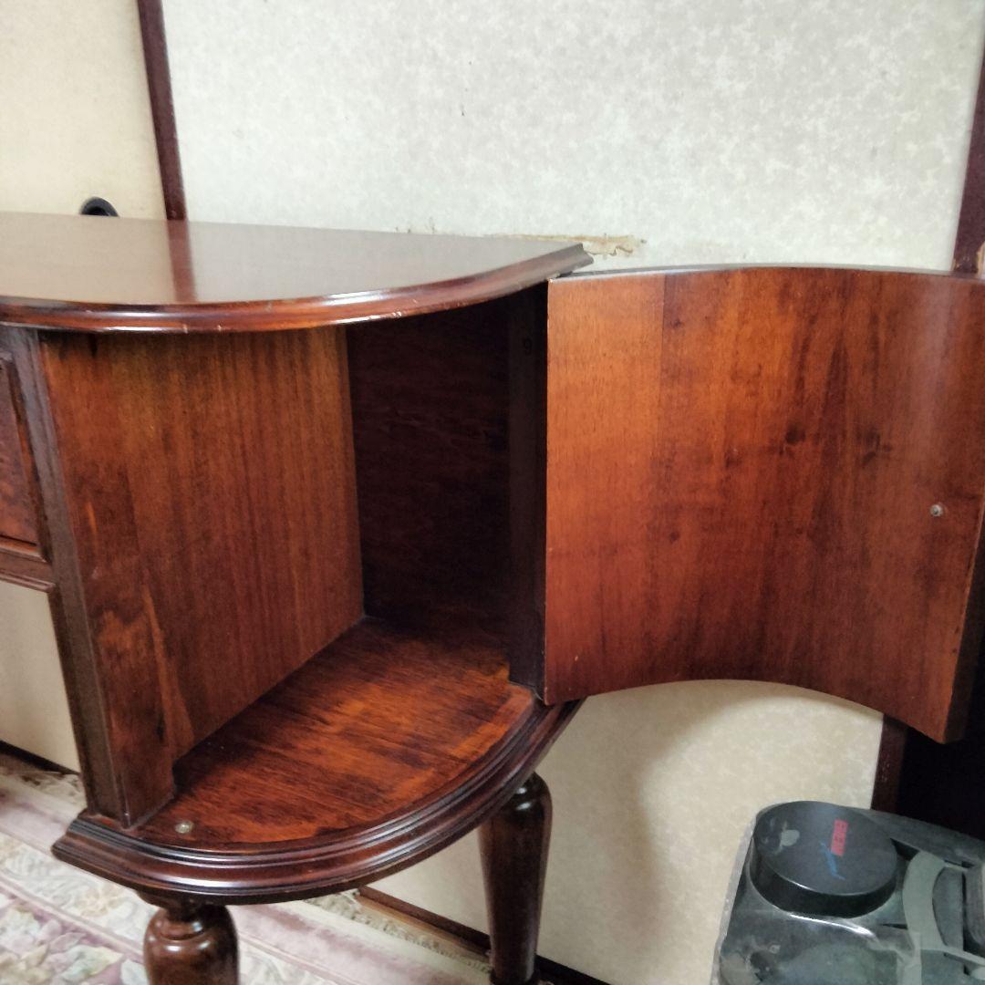 イタリアアンティーク木製コンソールテーブルサイドボードデスク