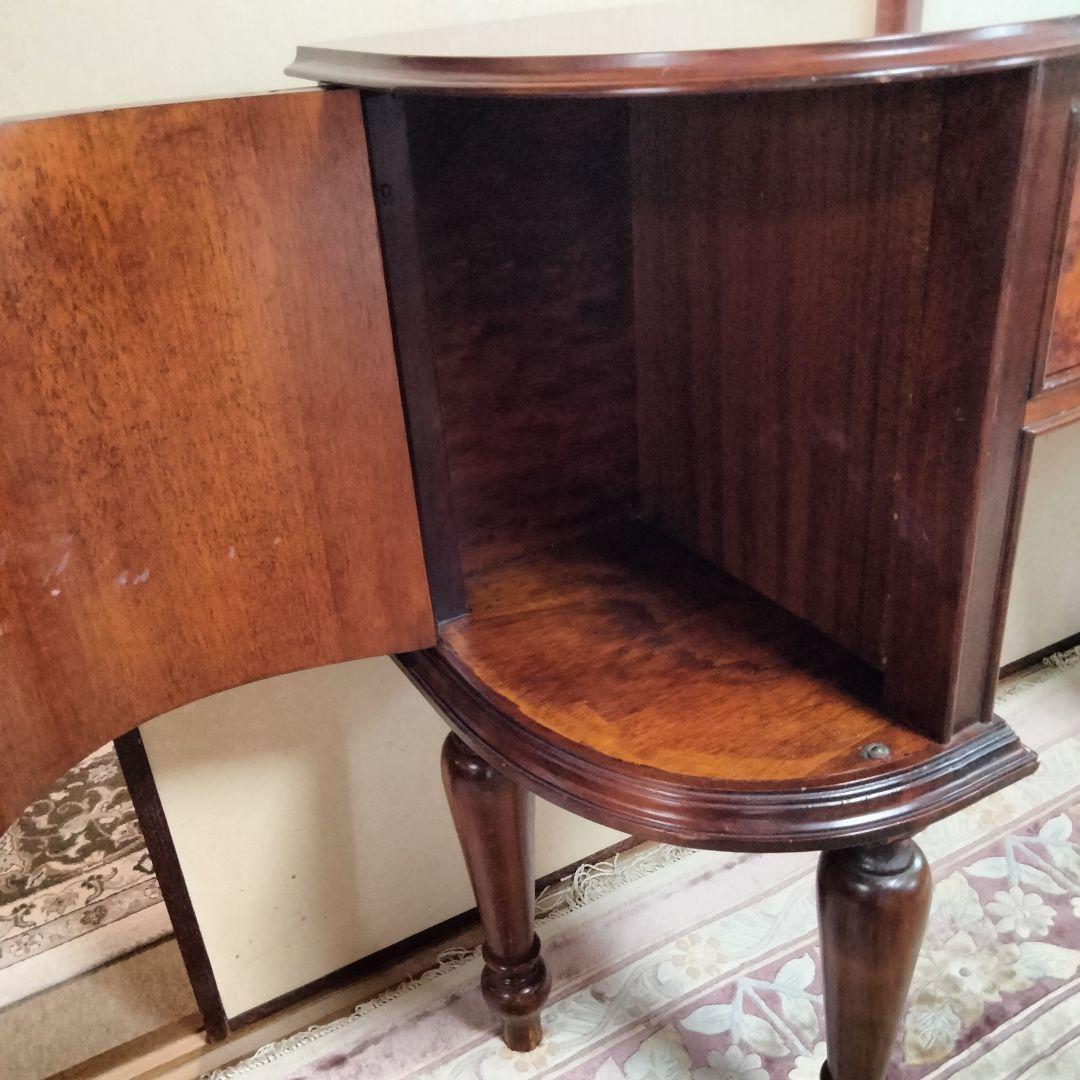 イタリアアンティーク木製コンソールテーブルサイドボードデスク