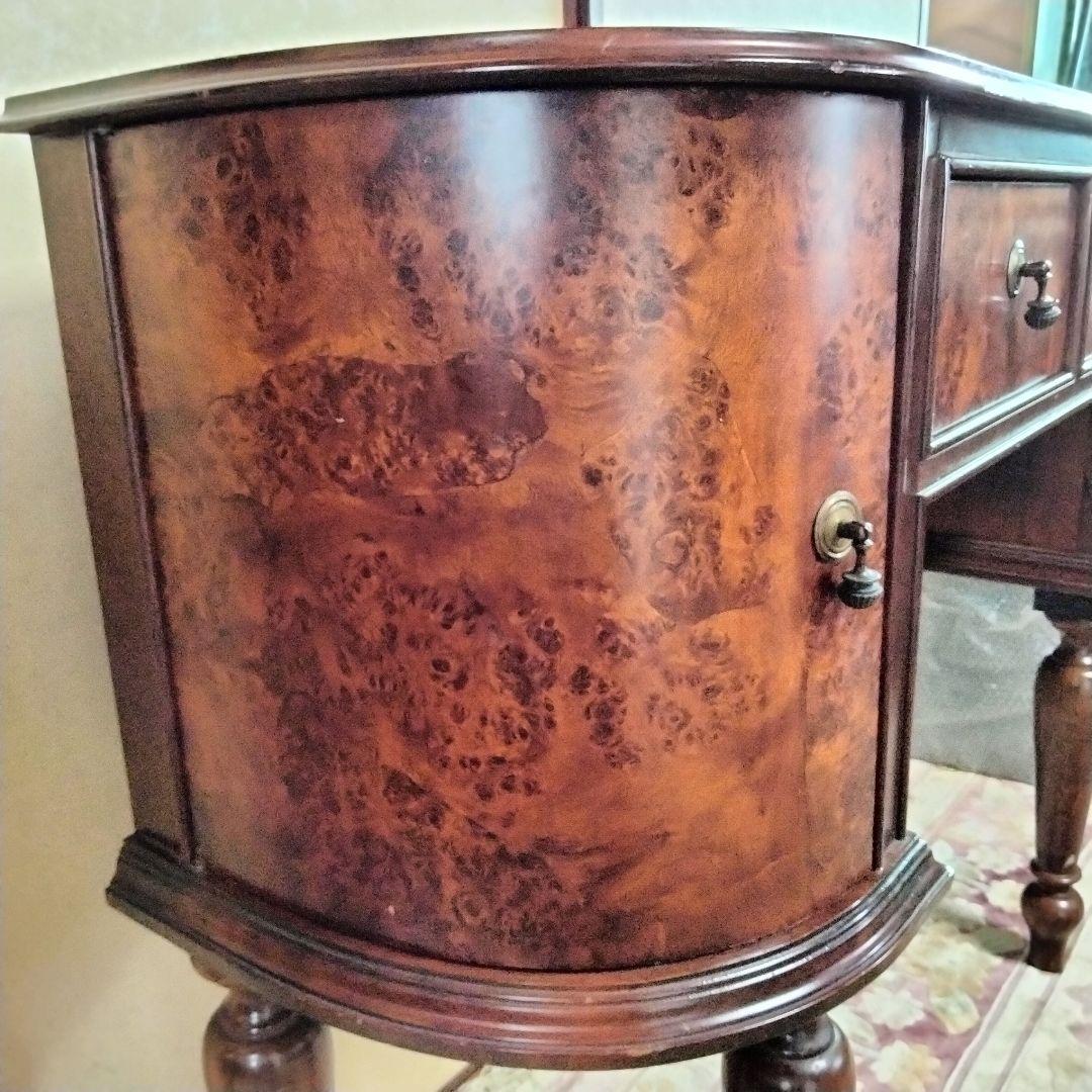 イタリアアンティーク木製コンソールテーブルサイドボードデスク