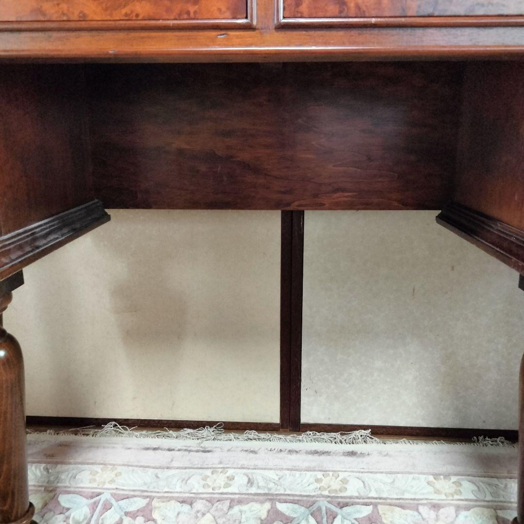 イタリアアンティーク木製コンソールテーブルサイドボードデスク