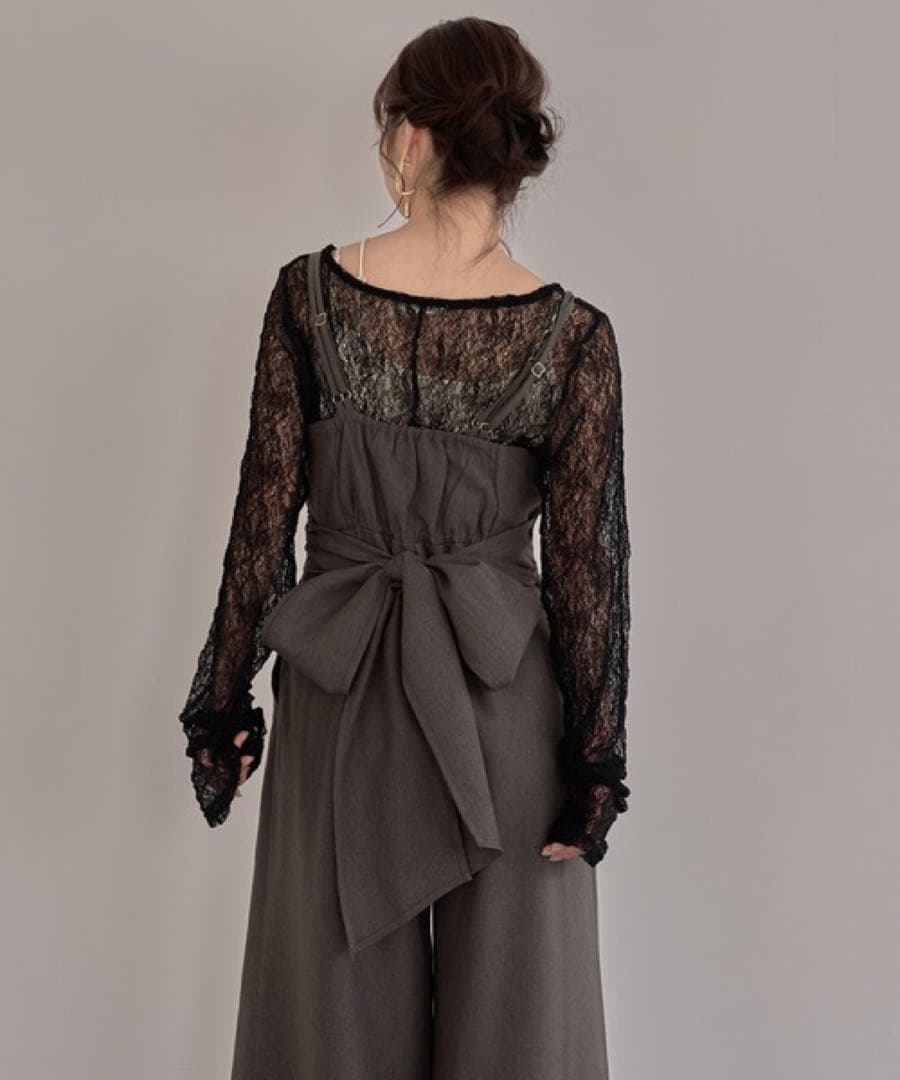 【mideal ドレープデザインコンビネゾン】