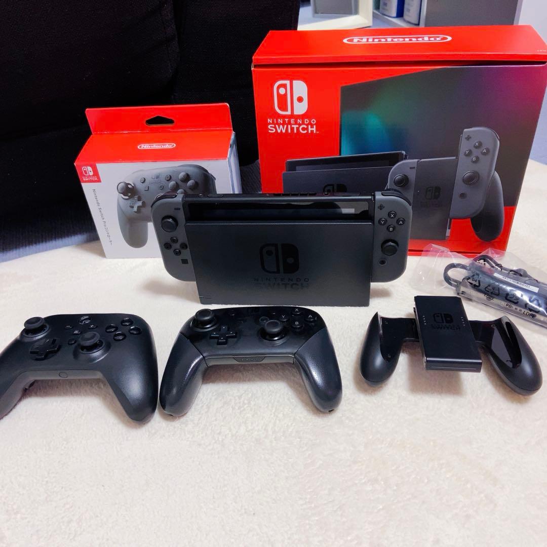Switch 本体 プロコン2つ SDカード セットで 超美品
