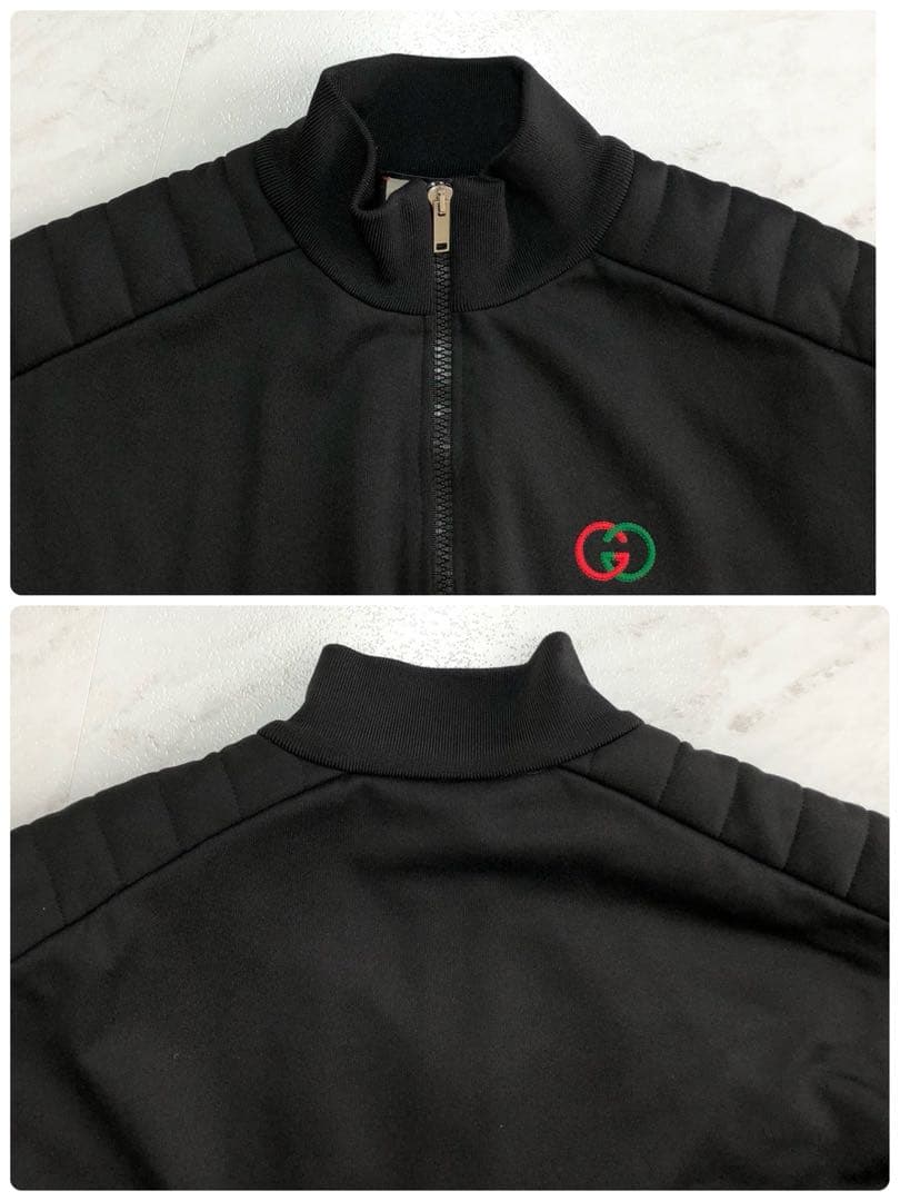 【極美品】 GUCCI トラックジャケット インターロッキング ブラック L