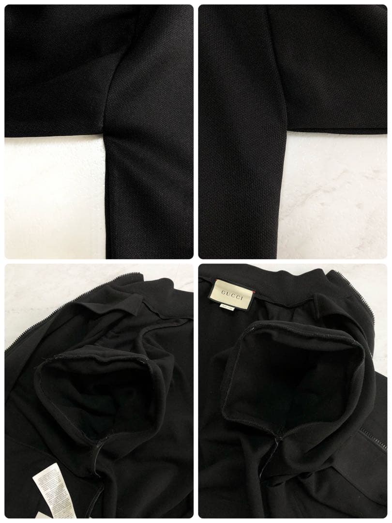 【極美品】 GUCCI トラックジャケット インターロッキング ブラック L