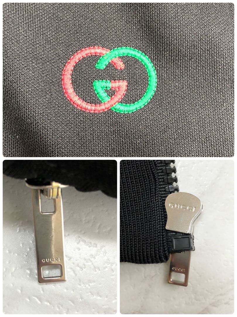 【極美品】 GUCCI トラックジャケット インターロッキング ブラック L