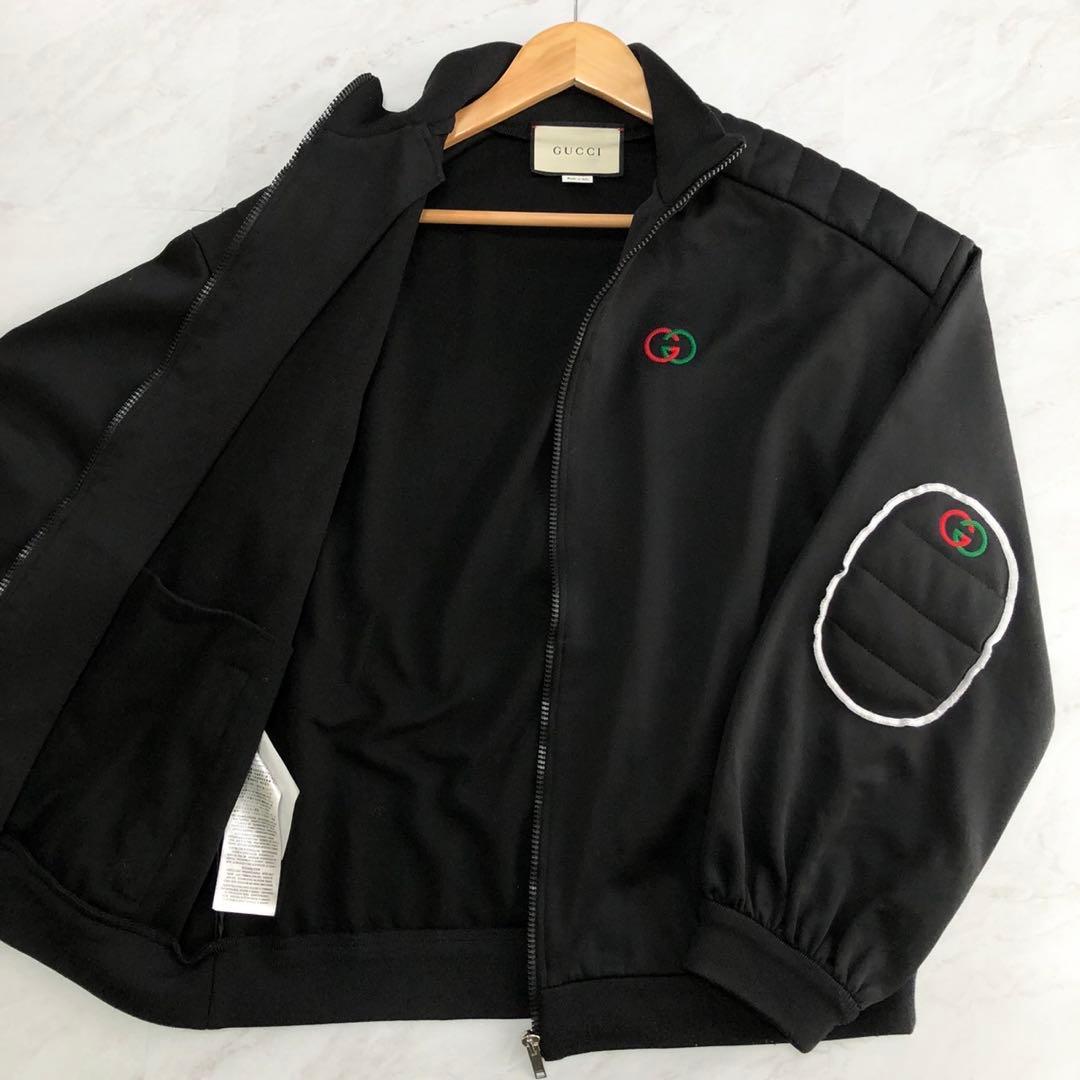 【極美品】 GUCCI トラックジャケット インターロッキング ブラック L
