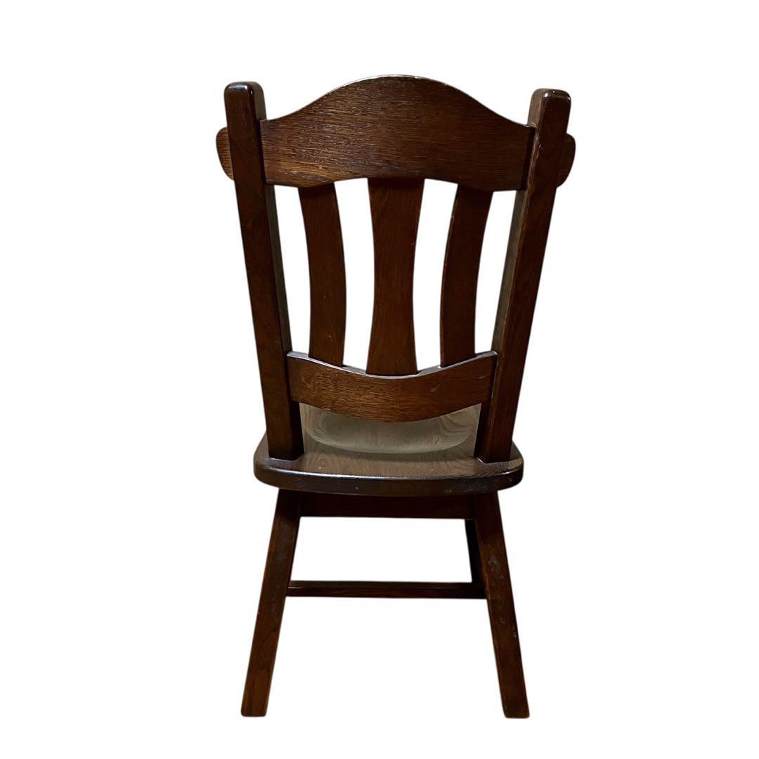 起立木工 ダイニングチェア① オーク無垢 カントリー風 木製椅子 オランダ製