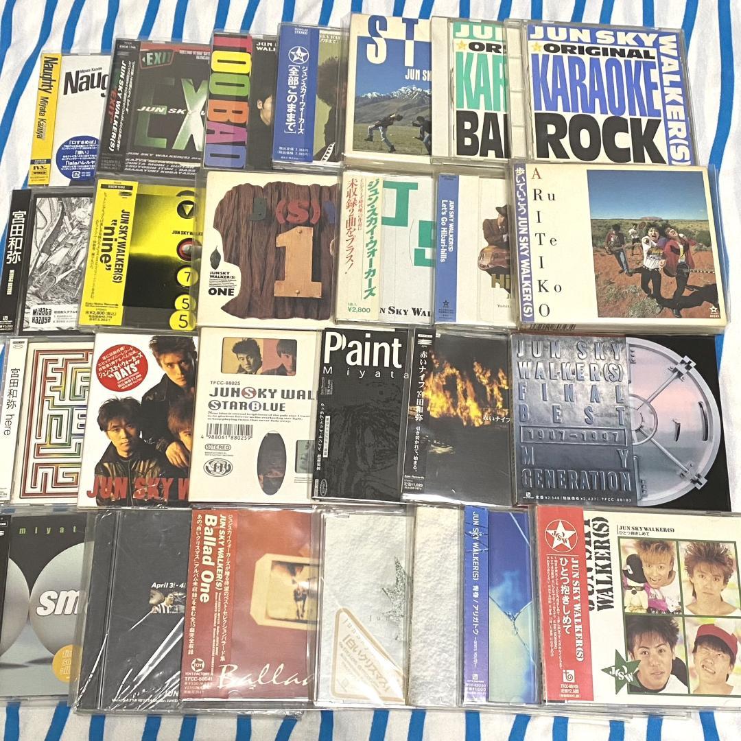 ジュンスカイウォーカーズ・宮田和弥『ＣＤ２６枚セット』まとめ売り
