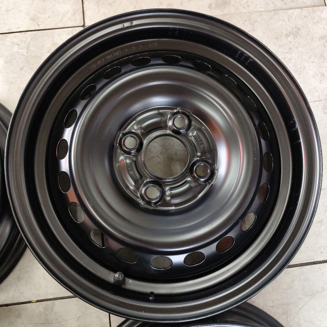 ホンダ 純正鉄ホイール 14インチ 4個 N-BOX 新品バルブ付