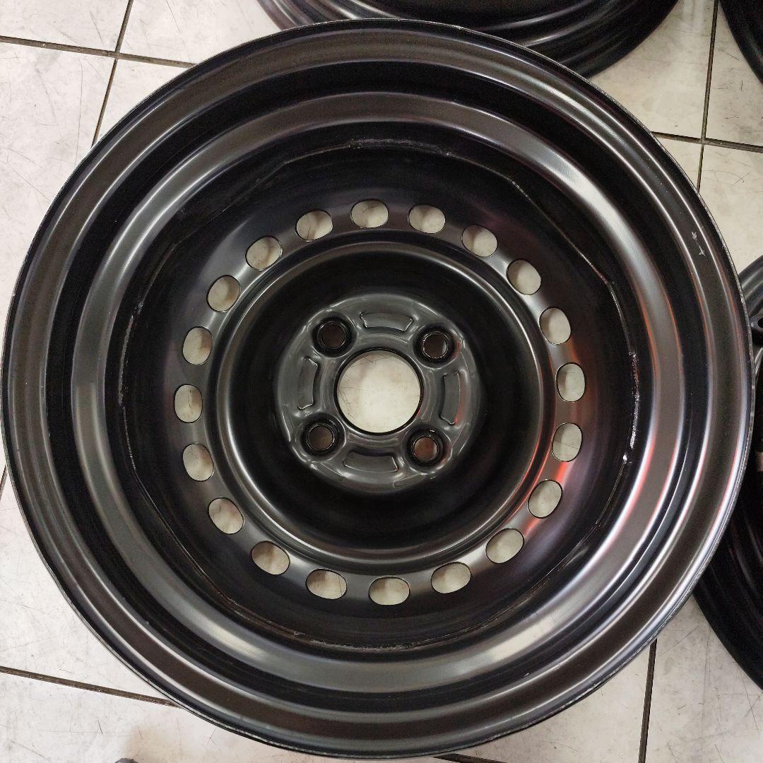 ホンダ 純正鉄ホイール 14インチ 4個 N-BOX 新品バルブ付