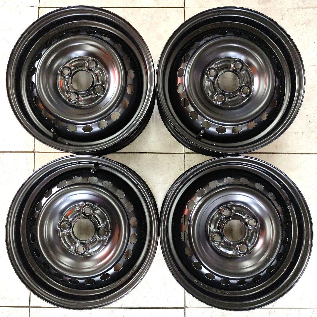 ホンダ 純正鉄ホイール 14インチ 4個 N-BOX 新品バルブ付