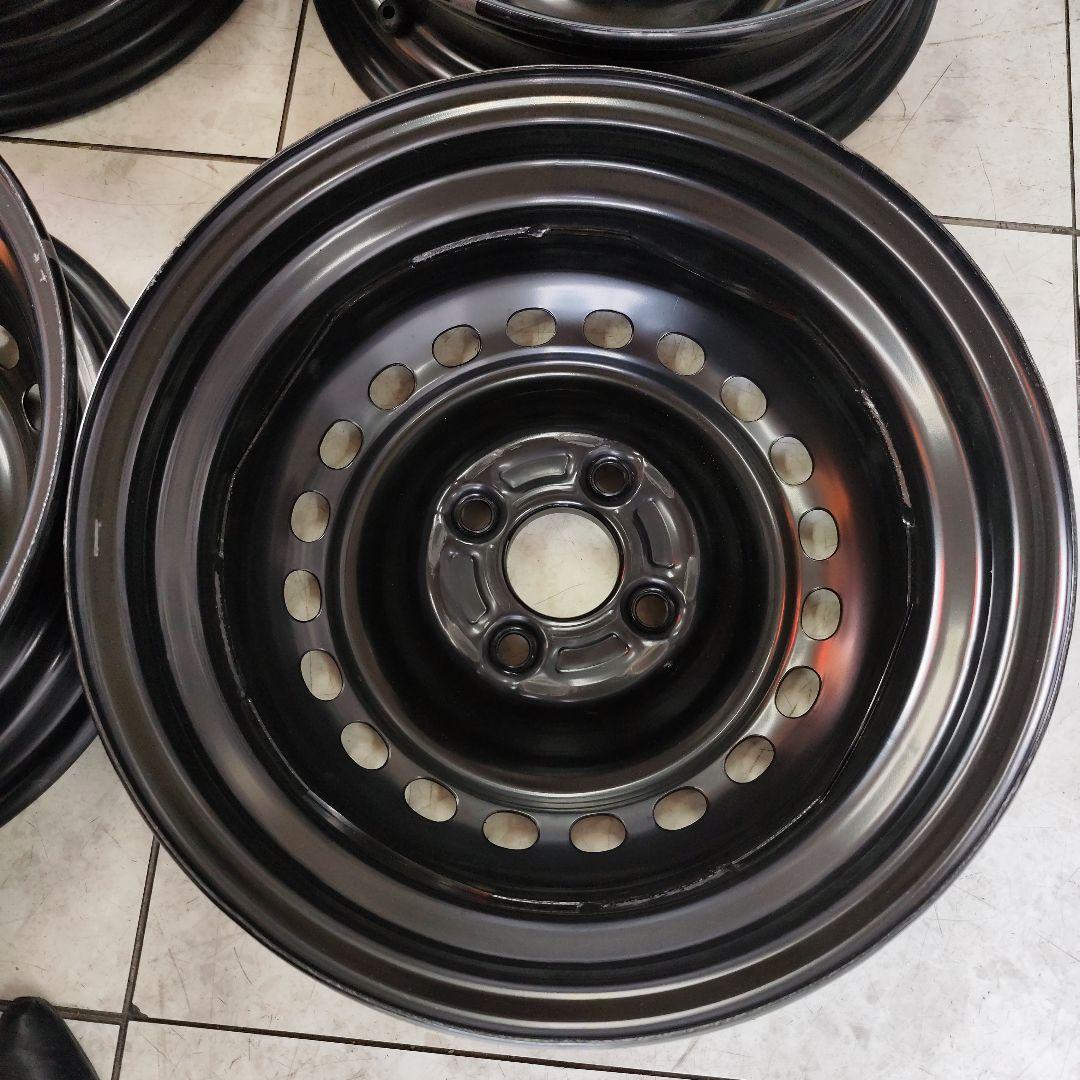 ホンダ 純正鉄ホイール 14インチ 4個 N-BOX 新品バルブ付