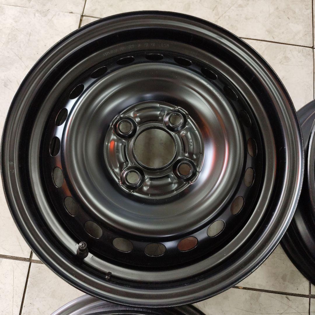 ホンダ 純正鉄ホイール 14インチ 4個 N-BOX 新品バルブ付