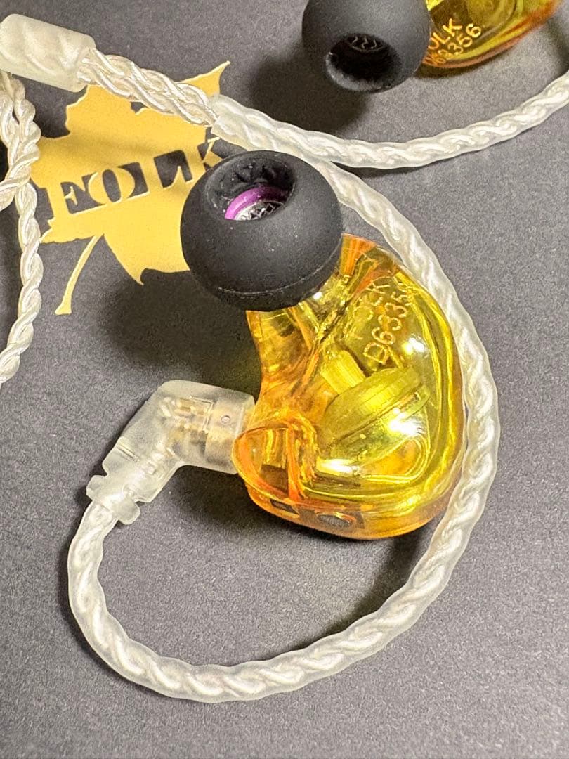 qdc Hybrid Folk-S 有線イヤホン　美品　付属品完品