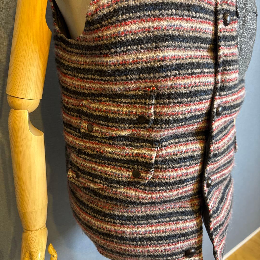 値下げJUNYA WATANABE x DUVETICA ニットダウンベスト